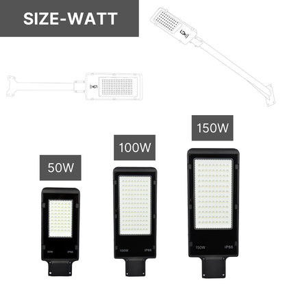 NUOVA GERMANY Faro LED Lampione stradale per esterno, Lampioni da palo Impermeabile IP66